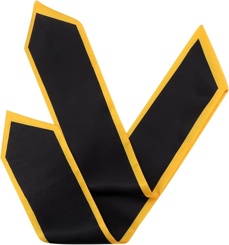 Black Graduation Sash For Ceremony Photography Senior Year Parties And Honor Events - Image 1